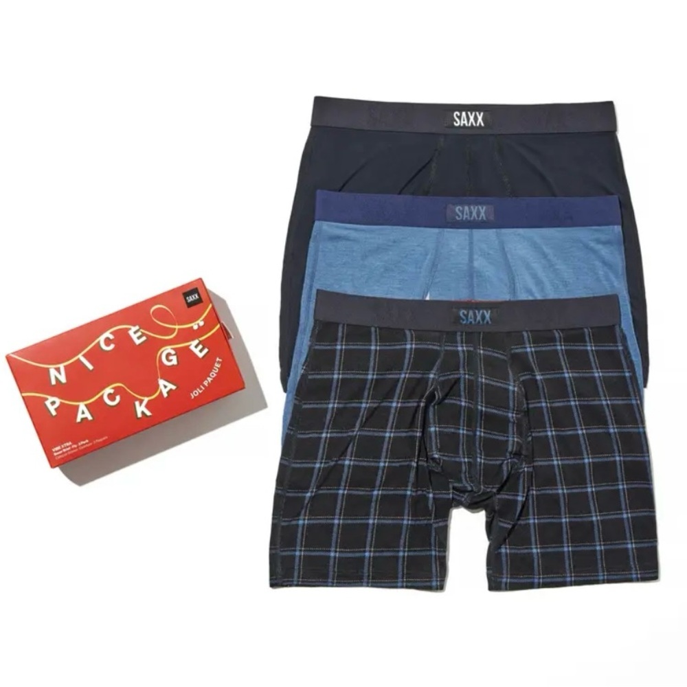 SAXX Vibe Xtra Super Soft Boxer Briefs- 3Pack